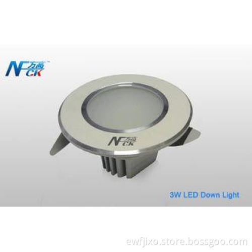 3w / 5w / 7w / 12w Ra 90 250lm Aluminum LED Down Light For